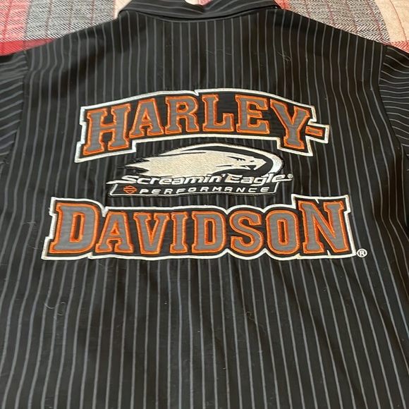 HD Screaming Eagle Garage Shirt-M - Picture 3 of 4